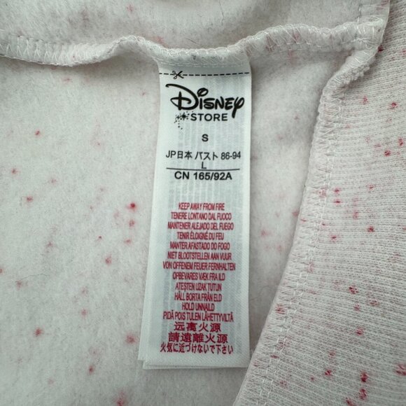 Disney Store Mickey Mouse LOVE Zip Up Hoodie Jacket Small - Picture 7 of 10